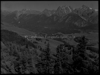 Ftan, Dorfansicht von oben