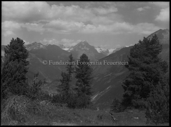 Landschaft mit Bergpanorama