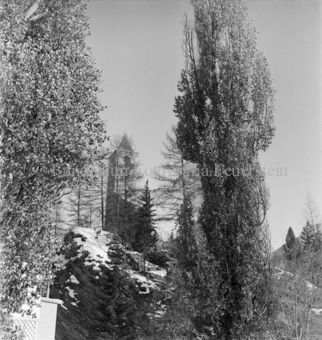 Schnee auf den Felsen, Bezeichnung Hülle: Sent, Winter, 1948