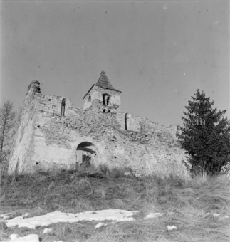 Schnee auf dem Feld, Bezeichnung Hülle: Sent, Winter, 1948