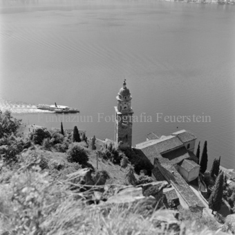Morcote am Luganersee, Bezeichnung Hülle: Tessin 1946