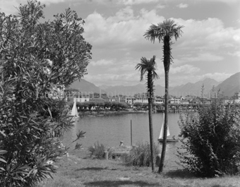 Locarno im Hintergrund, Bezeichnung Hülle: Tessin 1959
