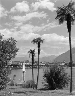 Locarno im Hintergrund, Bezeichnung Hülle: Tessin 1959