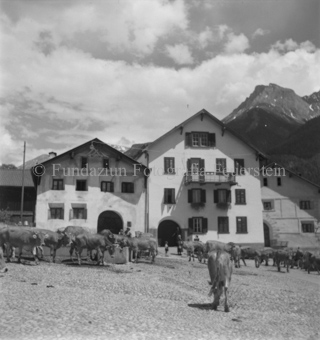 Alpabfahrt, Scuol, Bezeichnung Hülle: Alpentladung