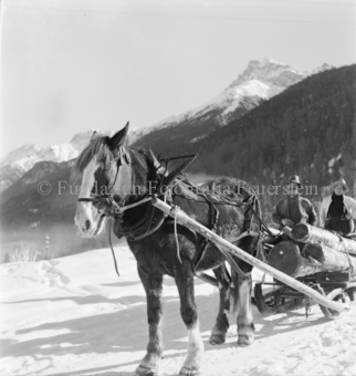 Bezeichnung Hülle: Bauern, Alltag, Brauchtum, Holzarbeiten im Winter