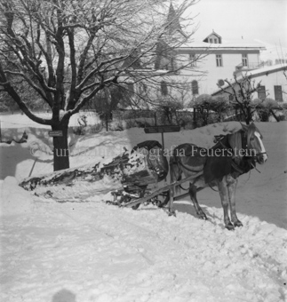 Scuol, Bezeichnung Hülle: Bauern, Alltag, Brauchtum, Holzarbeiten im Winter