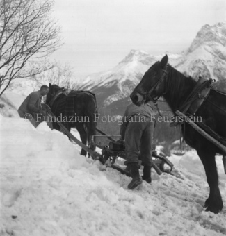 Bezeichnung Hülle: Bauern, Alltag, Brauchtum, Holzarbeiten im Winter