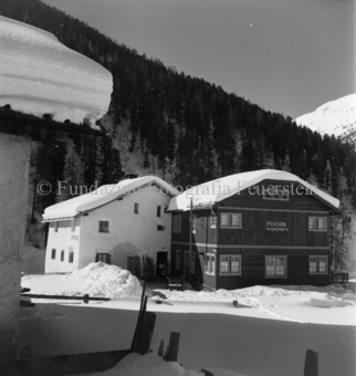 Pension Feuerstein und Gasthhaus, verschneit
