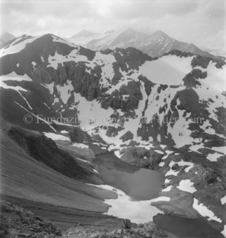 Gletschersee von Berg oben gesehen
