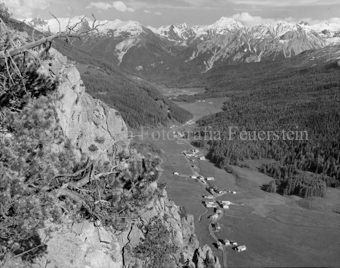 Blick auf Tschierv von Alp da Munt