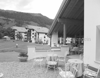 Terrasse des Golfhauses