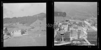 Skilift Seilbahn im Bau
