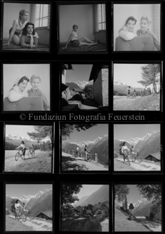 Film Graubünden, Werbung mit Models in verschiedenen Situationen
