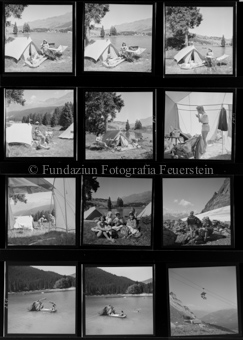 Film Graubünden, Werbung mit Models in verschiedenen Situationen