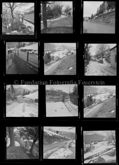 Dorfstrasse mit Stützmauer