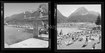 Bad Scuol, Sommer, Aussen- und Innenbereich