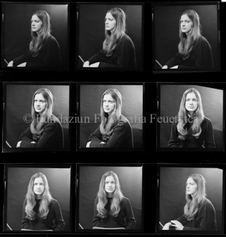 Porträts einer jungen Frau