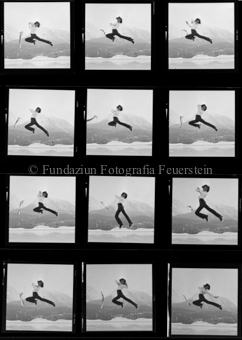 Jean Pierre Baumann, Eiskunstläufer beim Laufen