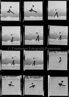 Jean Pierre Baumann, Eiskunstläufer beim Laufen