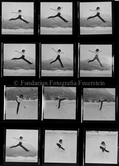 Jean Pierre Baumann, Eiskunstläufer beim Laufen