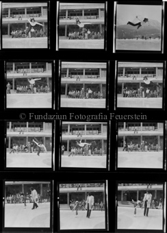 Jean Pierre Baumann, Eiskunstläufer beim Laufen