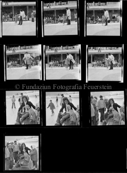 Jean Pierre Baumann, Eiskunstläufer beim Laufen