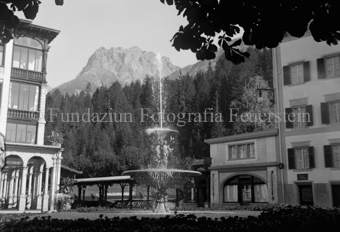 Springbrunnen beim Waldhaus Vulpera