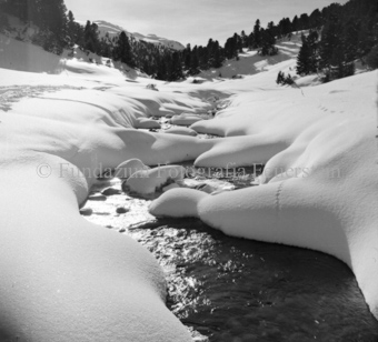 Bachlauf im Tiefschnee, Clemgia