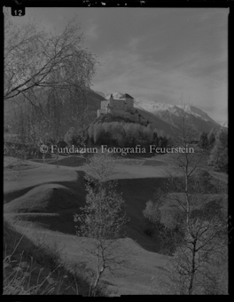 Schloss Tarasp mit Birken