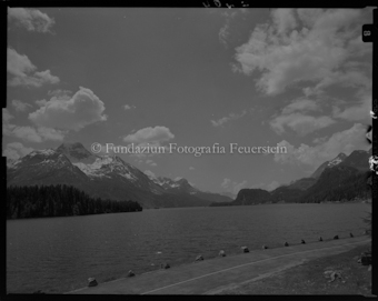 Blick über den Silsersee Richtung Piz da la Margna