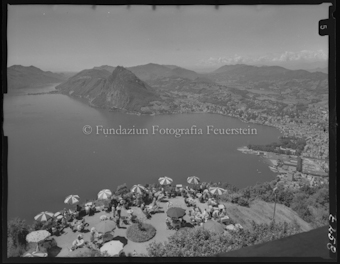 Lugano, Blick von Monte Brè gegen San Salvatore