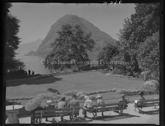 Lugano, Stadtpark, See und San Salvatore