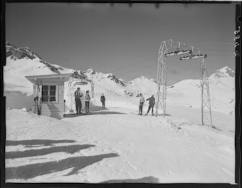 Winter Skilift, Motta Lanuns, Talstation