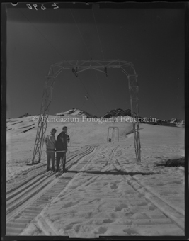 Winter Skilift, Motta Naluns, Streckenaufnahme