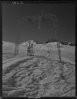 Winter Skilift, Motta Naluns, Streckenaufnahme