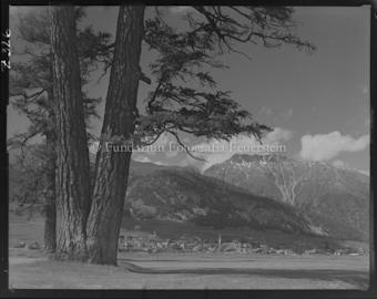 Sommer, Samedan vom Golfplatz aus