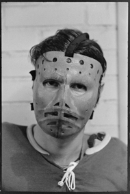 Porträt eines Eishockey-Spielers