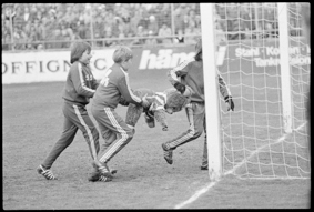 Szene an Fussball-Match