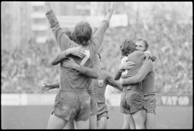 Szene an Fussball-Cupfinal: Torjubel beim FC Basel