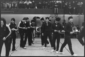 Vor oder nach dem Handballspiel des BSV Bern gegen eine chinesische Mannschaft