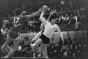 Handballspiel des BSV Bern gegen chinesische Mannschaft