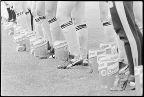 Vor dem Anpfiff zum Cup-Final