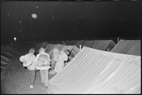 Demonstranten beim Zeltlager