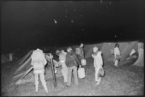 Demonstranten beim Zeltlager