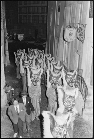 Nächtlicher Fasnachtsumzug im Untergässli