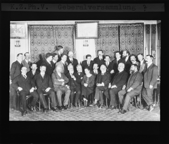 Gruppenfoto des Zürcher Photographen Vereins