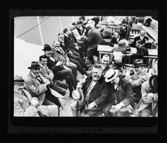 Mitglieder des Schweizer Photographen Vereins auf einem Ausflug, im Rahmen einer Generalversammlung