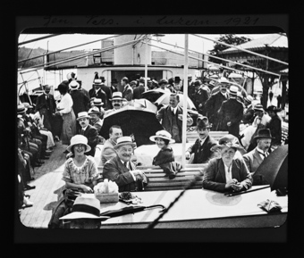 Mitglieder des Schweizer Photographen Vereins auf einem Ausflug, im Rahmen einer Generalversammlung