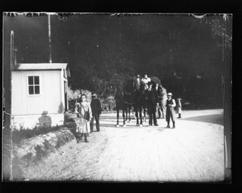 Diligence tirée par 2 chevaux