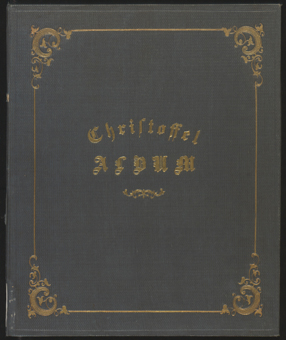 Vorderes Cover mit Titel «Christoffel Album»